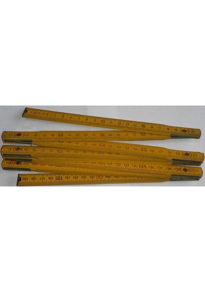 Katlanir Metre - Ahşap Kirma Metre 2 Mt