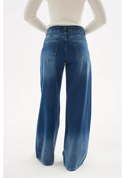 Only Fashion Friends Kadın Jean Pantolon 24k0546k1 Koyu Mavi