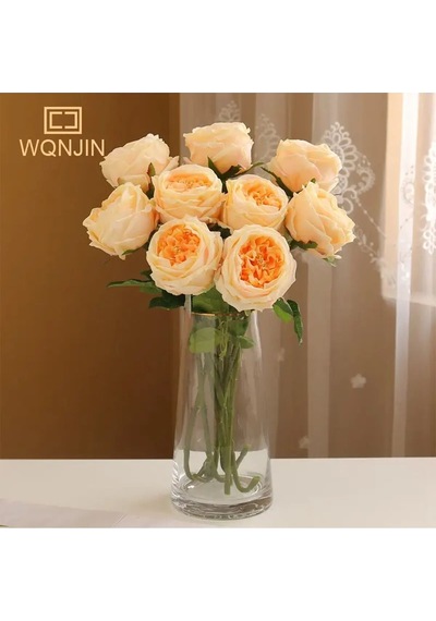 Yapay Lüx Islak Şakayık 45 Cm Somon-krem