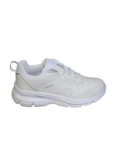 Kinetix Kadın Beyaz Kalın Tabanlı Sneaker Spor Yürüyüş Ayakkabısı Topuk Boyu 5cm 001