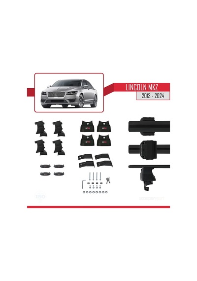 Lincoln Mkz 2 2013 Ve Sonrası İle Uyumlu Ace-4 Ara Atkı Tavan Bar