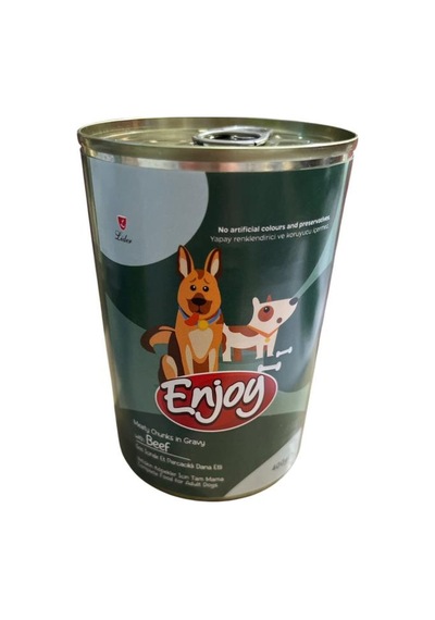 Enjoy Danaq Etli Köpek Konservesi Sos İçinde Et Parçacıklı 400 Gr