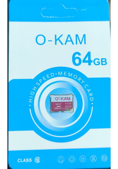 Okam 64 Gb Hafıza Kartı Micro Sd Güvenlik Kamerası & Telefon Uyumlu Yüksek Hızlı