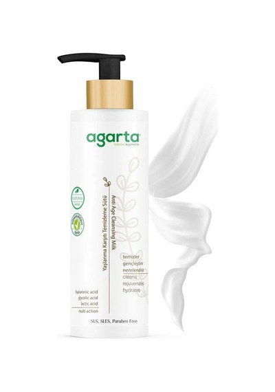 Agarta Doğal Yaşlanma Karşıtı Temizleme Sütü 225 ML