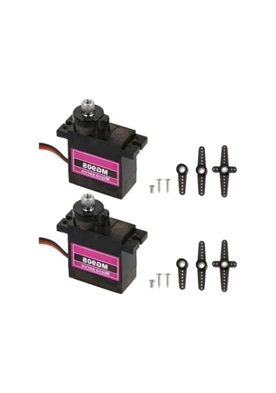 Mikro Servo Motor, 2 Adet, Dayanıklı Ve Hafif