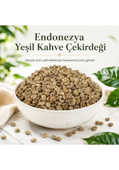 Avantaj Endonezya %100 Arabica Yeşil & Çiğ Kahve Çekirdeği 1 Kilo Çekirdek Kahve
