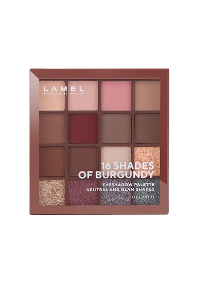 Lamel Göz Farı Paleti 16 Shades Of Burgundy No 16-4 Diğer
