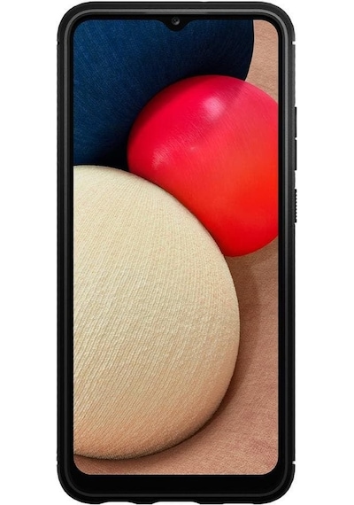 Spigen Galaxy Uyumlu F02s / M02s / A02s Kılıf Rugged Armor Matte Black