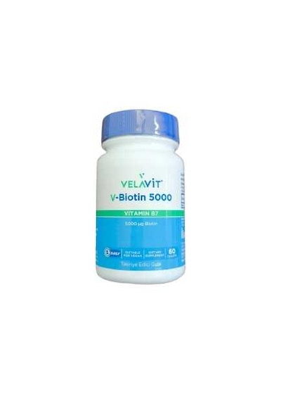 Velavit V-biotin 5000 Vitamin B7 60 Tablet