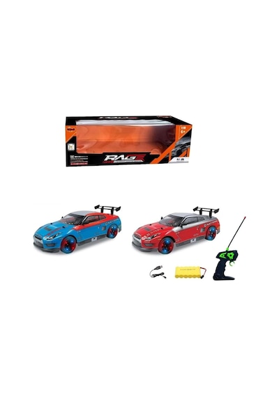 Toycraft Racerx 1:10 Ölçek Uzaktan Kumandalı Yüksek Hızlı Yarış Arabası 10 15 Km/h - Mavi