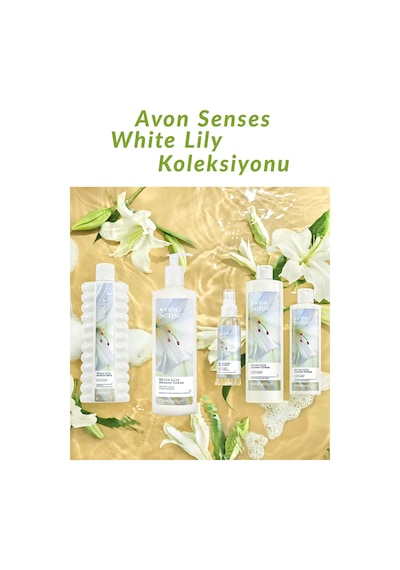 Avon Senses White Lily Beyaz Zambak Kokulu Duş Jeli 720 ML