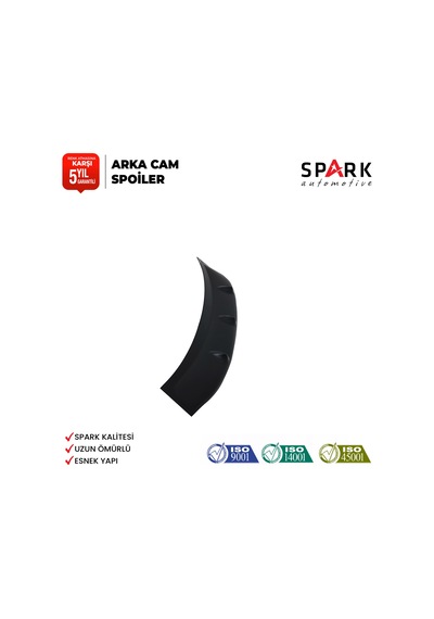 Toyata Corolla 2008-2013 Yıl Aralığı Uyumlu Arka Cam Spoyler