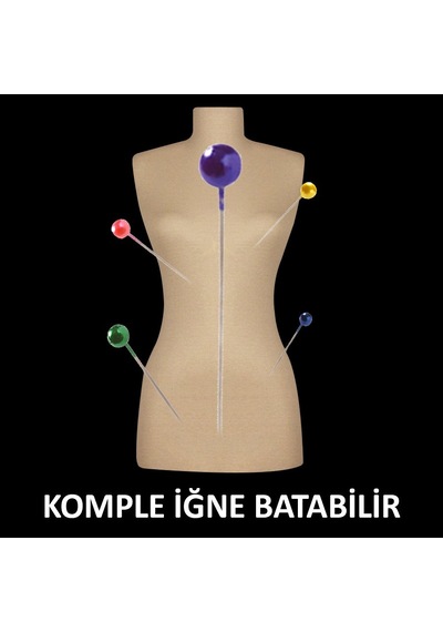 Videolu Ürün-46 Beden Iğne Batabilen Terzi Mankeni Prova Mankeni 527200799