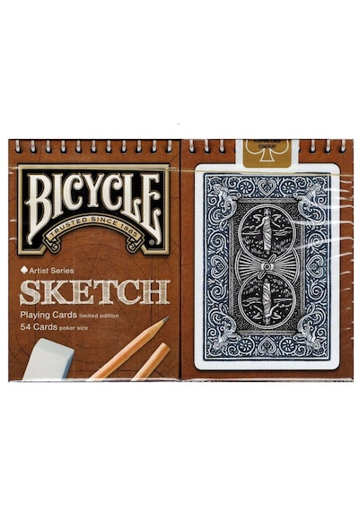 Bicycle Sketch Artist Series Glided Oyun Kağıdı İskambil Kartları