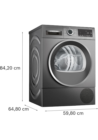Bosch Serie 6 WQG2420RTR 9 KG Isı Pompalı Çamaşır Kurutma Makinesi