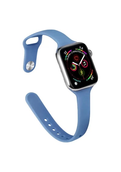 Newface Apple Watch Uyumlu 38mm Klasik Kordon - Koyu Mavi