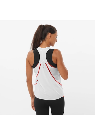 Salomon S/lab Speed Singlet Kadın Beyaz T-shirt Lc2243600 2800324