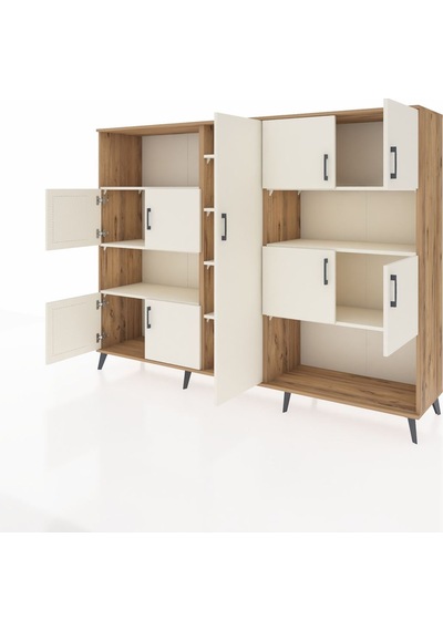 Hyperion Dolap 10 Raflı 9 Kapaklı 220x44x163 Çam-aytaşı Çam-aytaşı Hyperion Dolap 10 Raflı 9 Kapaklı 220x44x163 Çam-aytaşı Çam-aytaşı