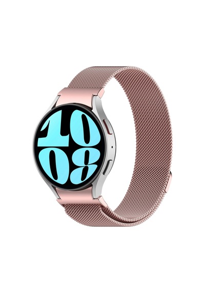 Galaxy Watch 6 44mm Uyumlu Krd-01 Metal Zore Kordon-siyah