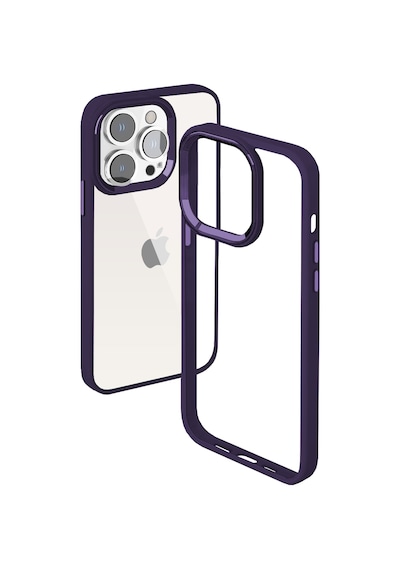 Buff Apple Uyumlu iPhone 13 Pro Max New Air Bumper Kılıf Mor