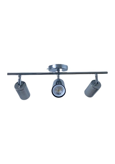 Dylight Retro Krom Hareketli Modern Spor 3 Lü Led Spot Avize Günıiığı Ampullü