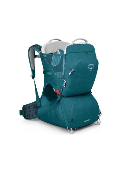 Osprey Poco Slt Unisex Çocuk Taşıyıcı Hafif Katlanabilir - Airscape Destekli - Güneş Korumalı Bebek Kanguru Mavi