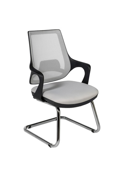 Ofisbazaar Buya Fileli Misafir Koltuğu Ergonomik Toplantı Ve Bekleme Koltuğu Gri Gri Ofisbazaar Buya Fileli Misafir Koltuğu Ergonomik Toplantı Ve Bekleme Koltuğu Gri Gri