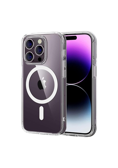 Apple iPhone Uyumlu 14 Pro Max Combo Sert Şeffaf Magsafe Kapak - Şeffaf Bzsxx00 1