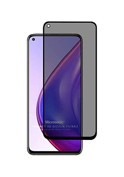 10t Pro Privacy 5d Gizlilik Filtreli Cam Ekran Koruyucu Siyah