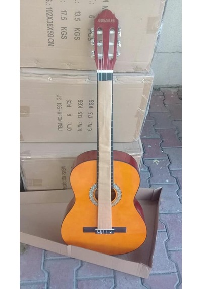 Klasik Gitar 4/4 Tam Boy Her Renk Mevcut Gitar-Kılıf