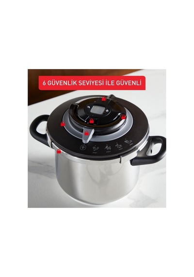 Tefal Tefal Clipso+ Chef Düdüklü Tencere - 6 Litre Çok Renkli