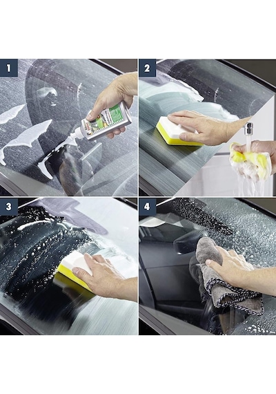 Sonax Ön Cam Temizleme Cilası Yoğun 250 Ml Araba Camlarını En İnatçı Kirlerden Temizler / Ürün No. 03371000
