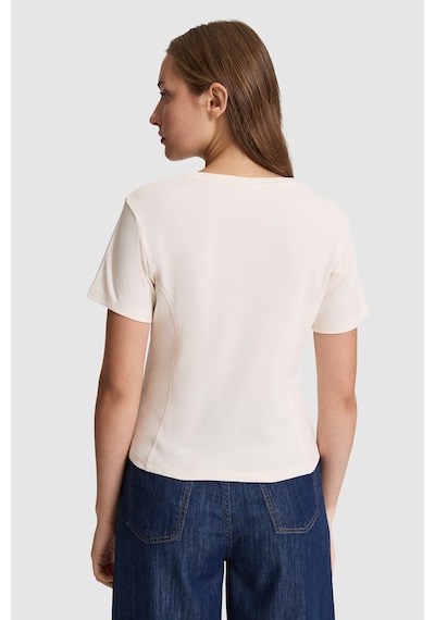 U.S. Polo Assn. U.s. Polo Assn. Kadın Krem Tişört 50323462-vr071