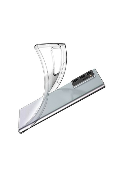 Samsung Galaxy Uyumlu Note 20 Ultra Kılıf Lüx Şeffaf Kamera Lens Korumalı Silikon Kılıf