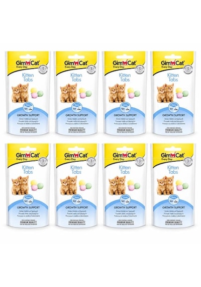 Gimcat Kitten Tabs Taurinli Yavru Kedi Ödülü 40 G 8 Adet