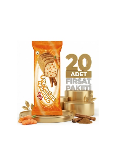 Afia Havuç Tarçınlı Kek 20x40 Gr