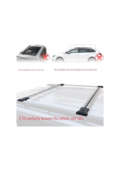 Audi A4 (B6) Avant 2001-2007 Arası Fly Model Ara Atkı Tavan Barı