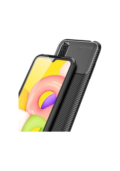 Rba Aksesuar Galaxy Uyumlu A01 Kılıf Rba Negro Silikon Kapak - Kahverengi Kahverengi