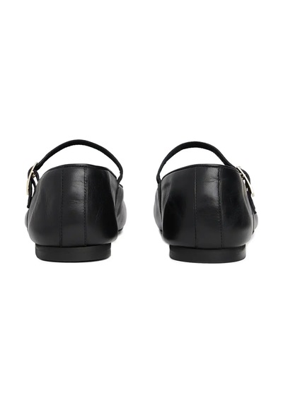 Tommy Hilfiger Smooth Leather Maryj Kadın Siyah Babet