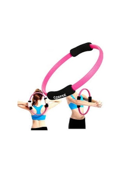 Pilates Çemberi 38 Cm 3 Lü Pilates Bandı 90X 7.5 Cm