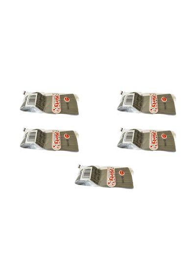 Plastik Gümüş Gri Renk Kaşık - Parti Davet Piknik Çorba Yemek Kaşığı - 18 Cm. - 25 Adetlik 5 Paket