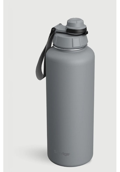 Stevig 1 Hand Leak-proof Sızdırmaz Çelik Termos Grey