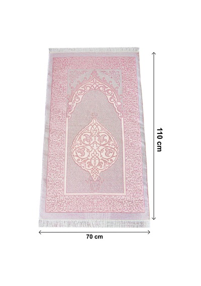 Canım Annem Seccade Seti, Yasin Kitabı, Tesbih, Zikirmatik, Alkolsüz Gül Esansı, Gül Amber Kokusu Seti - Pembe