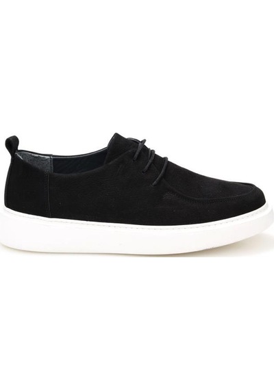 Tardelli 3784 Erkek Hakiki Deri Loafer Ayakkabı Siyah - Beyaz