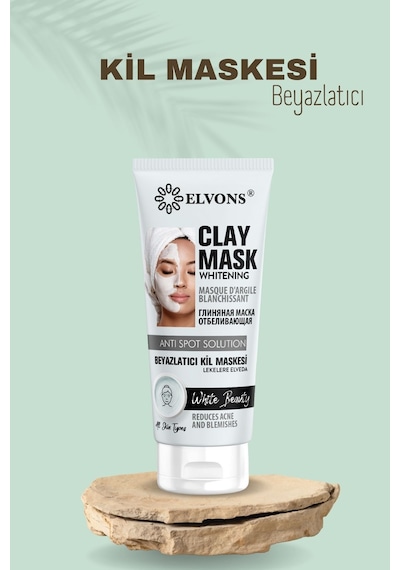 Elvons Beyazlatıcı Kil Maskesi 75 ML