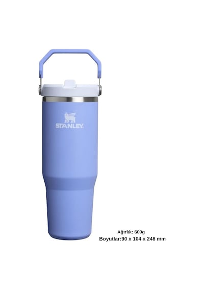Stanley The Iceflow Flip Straw Pipetli Termos Bardak 0.89 Lt Matara Lila