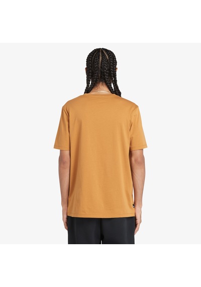 Timberland Kennebec River Linear Logo Short Sleeve Erkek Kahverengi T-shirt Tb0a5upqp471