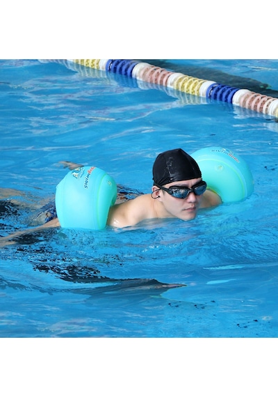 Swimbobo Yüzme Yardımcısı Kolluk Şişme Kolluk Deniz Kolluğu S Mavi Çok Renkli