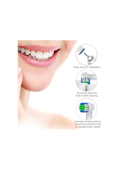 Oral-b Braun İle Uyumlu Yedek Diş Fırçası Kafaları, 4 Adet Profesyonel Elektrikli Diş Fırçası Kafaları Fırça Diğer
