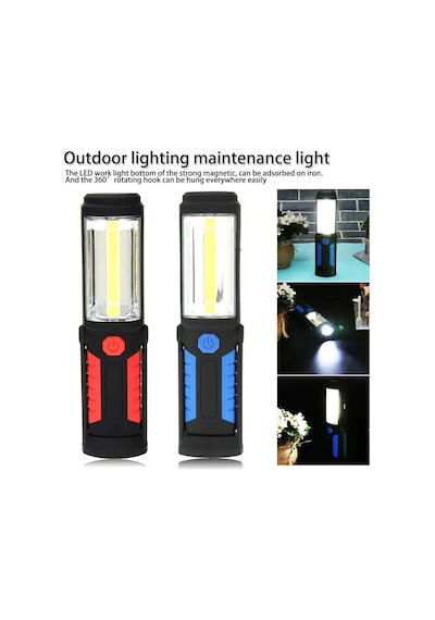 Br S99 Cob Led Şarj Edilebilir Mıknatıslı Çalışma Feneri Beyaz